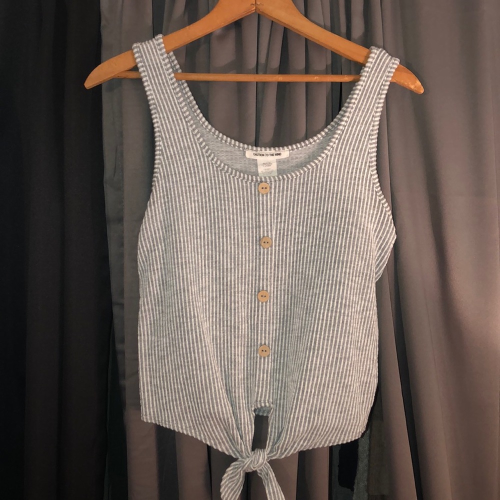 striped tank top